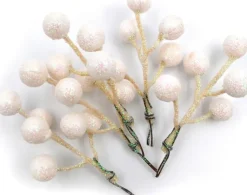 Outlet Koristemarjat Valkoinen 5Kpl/Pkt Askartelutarvikkeet