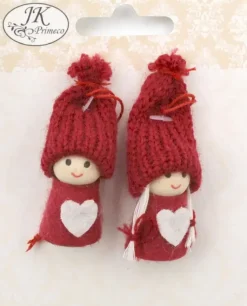 Hot Koristetontut Punainen 2Kpl/Pkt Askartelutarvikkeet