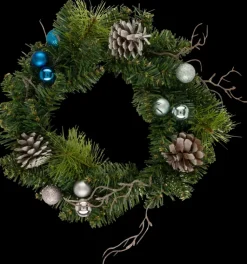 Sale Kranssi Sininen Unelma 30Cm Sesonkijuhlatarvikkeet