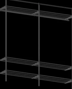 Lanka ja Muovi Säilytyskalusteet-Sailytysjarjestelma M1800 Lm 841