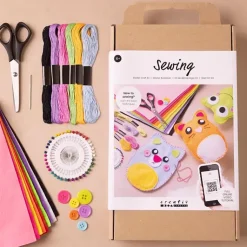 Ei merkkiä Askartelutarvikkeet-Lasten Askartelupakkaus Ompelu, Nallet