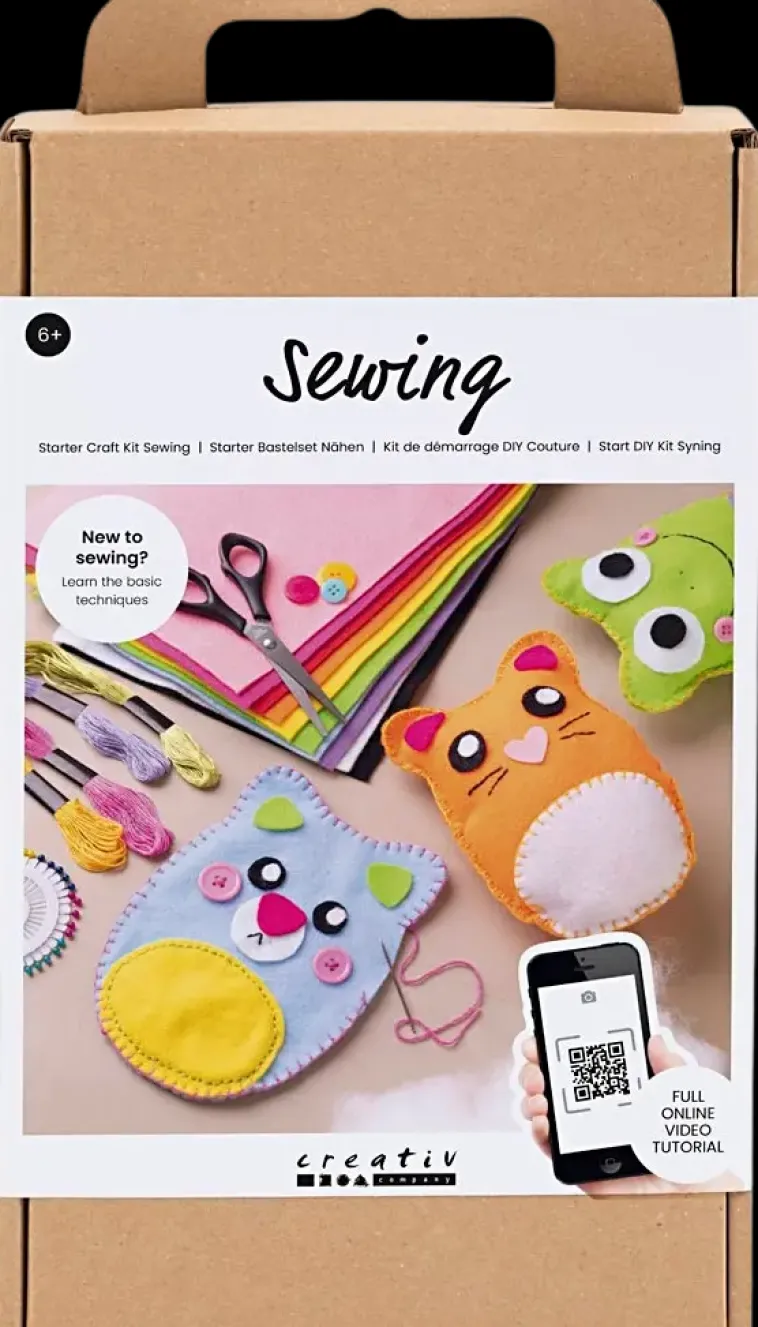 Ei merkkiä Askartelutarvikkeet-Lasten Askartelupakkaus Ompelu, Nallet