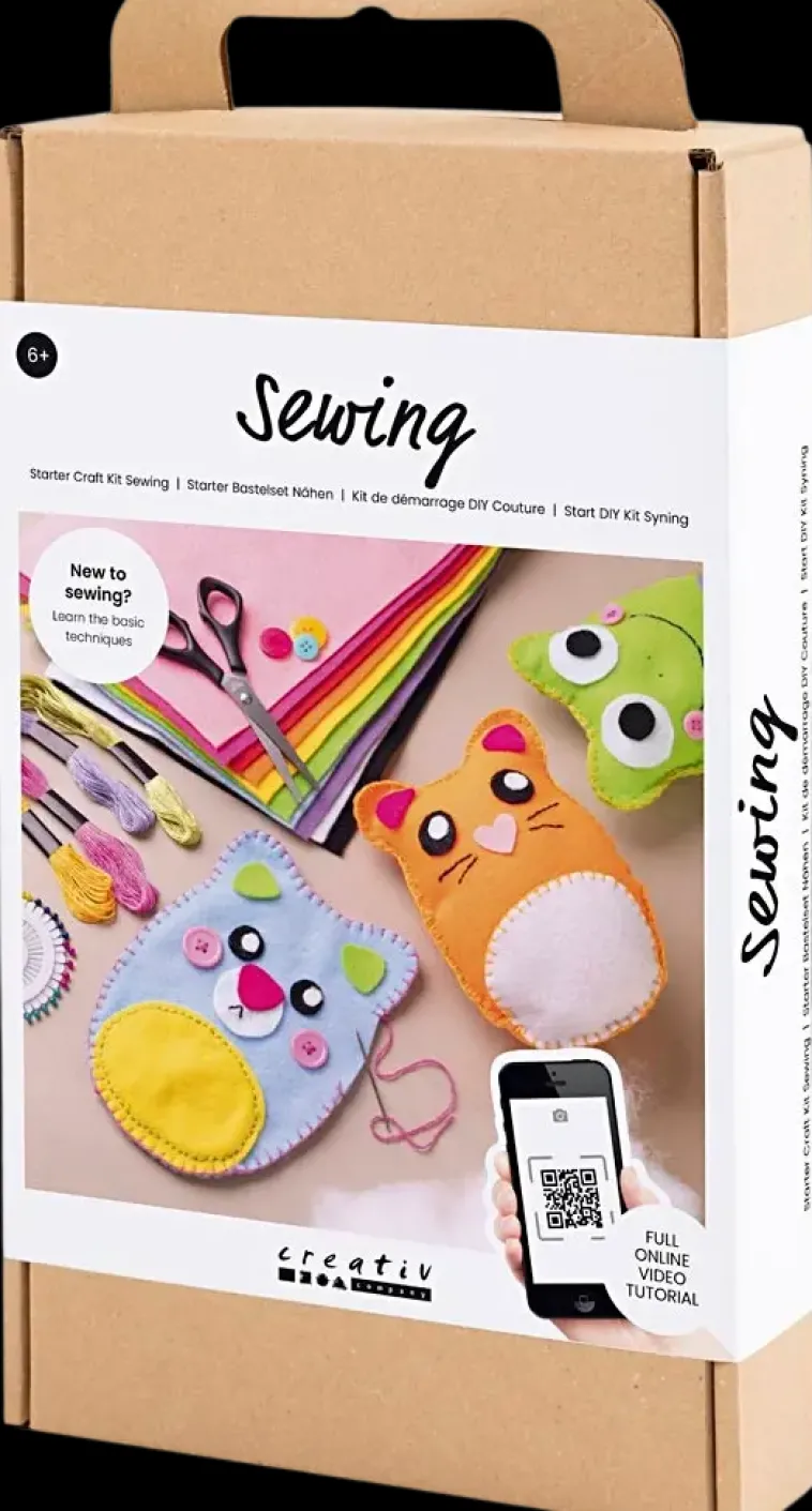 Ei merkkiä Askartelutarvikkeet-Lasten Askartelupakkaus Ompelu, Nallet