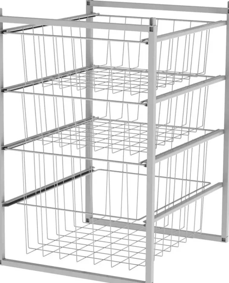 Lanka ja Muovi Säilytyskalusteet-Lm 352/3 Koritelinesarja 500 Matala 3 Korilla