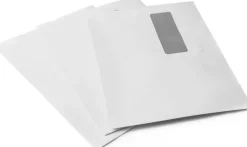 Ikkunakirjekuoria E5 Valkoinen 20Kpl Paperitarvikkeet