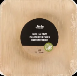 New Palmunlehtilautanen 20X20 Cm 10 Kpl Astiat