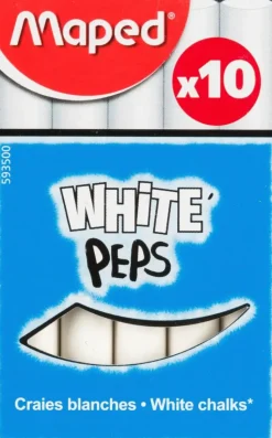 Outlet Taululiitu Valkoinen 10Kpl Toimistotarvikkeet