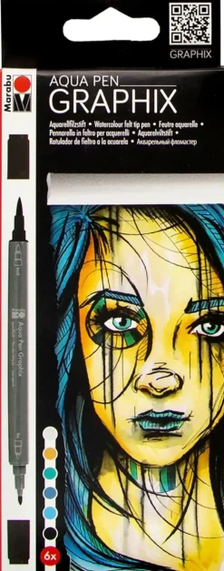 Best Graphix Metropolitan Kaksipainen Vesivarikyna Askartelutarvikkeet