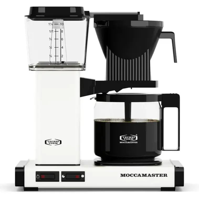 Moccamaster Kahvi Ja Tee-Automatic White - Suodatinkahvinkeitin