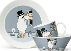 Best Moomin Arabia Muumi Muumipappa Lautanen 19Cm Harmaa Astiat