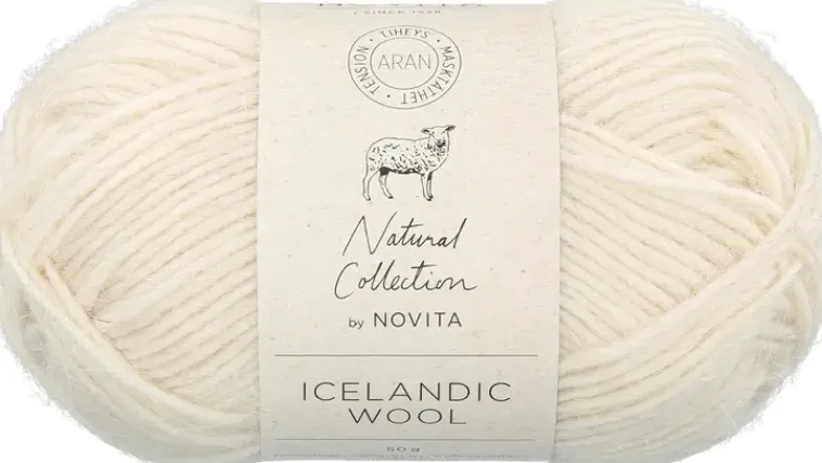 Outlet Icelandic Wool 50G Luonnonvalkoinen 010 Käsityötarvikkeet