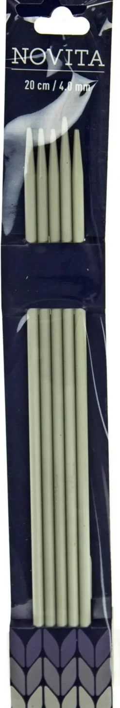 Sukkapuikot 20Cm - 4 Mm Harmaa Käsityötarvikkeet