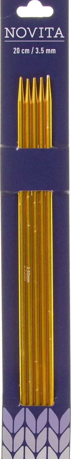 New Sukkapuikot 20Cm - 3,5 Mm Kulta Käsityötarvikkeet