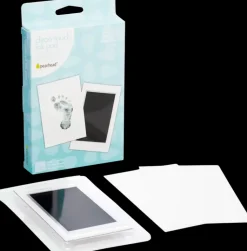 Pearhead Askartelutarvikkeet-Vauvan Jalan Ja Kaden Mustetaulu Vari Musta Clean Touch