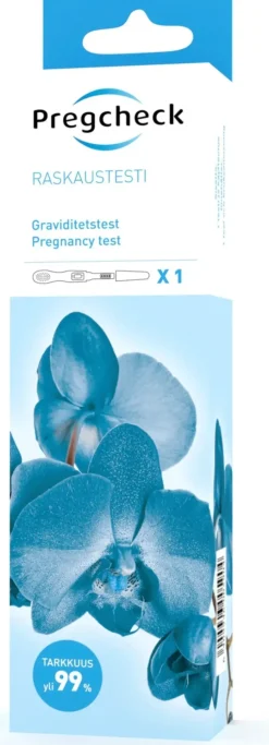 Pregcheck Muut Kauneuden- Ja Terveydenhoitolaitteet-Raskaustesti 1Kpl