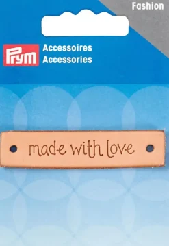 Discount Nahkamerkki Made With Love Käsityötarvikkeet