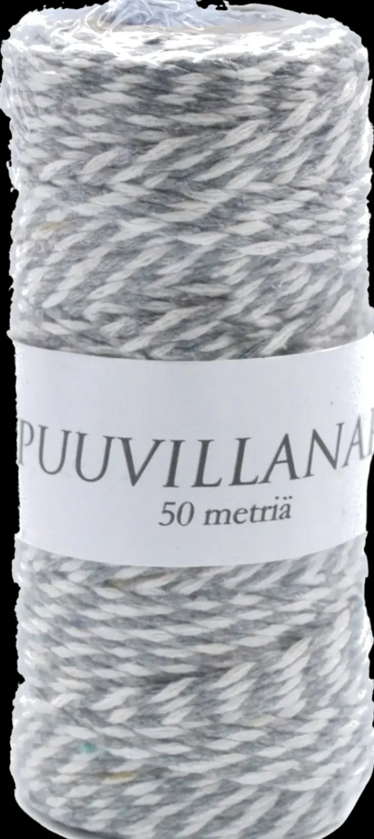 New Puuvillanaru Valkoharmaa 50M Askartelutarvikkeet