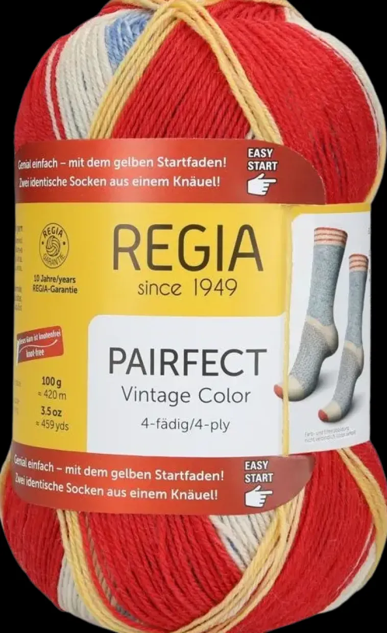 Hot Regia Pairfect Vintage Mood Sukkalanka 4 Saikeinen Käsityötarvikkeet