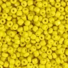 New Rocaille-Siemenhelmet, Keltainen, Halk. 3 Mm, Koko 8/0 , Aukon Koko 0,6-1,0 Mm, 25 G/ 1 Pkk Askartelutarvikkeet