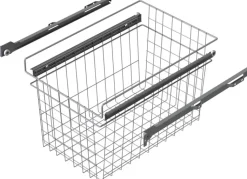 Lanka ja Muovi Eteiskalusteet-Rullakiskokori Lm611 Hopeanharmaa (L366-370, S500, K320 Mm)