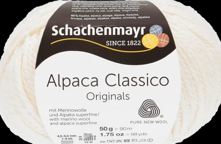 New Neulelanka Alpaca Classico 50G Valkoinen Käsityötarvikkeet