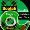 Online Scotch® Magic Invisible -Teippi, 19 Mm X 15 M + Kateen Sopiva Katkaisulaite Toimistotarvikkeet