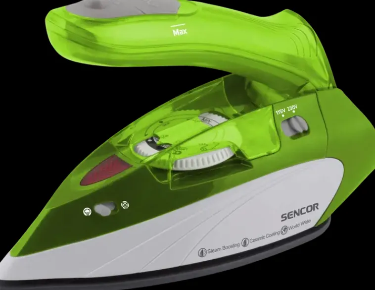 Sencor Silitysraudat Ja Vaatehöyrystimet-Matkasilitysrauta Kulkee Helposti Ja Vaivatta Mukana. 1.100W Ja Keraaminen Pohjalevy Takaavat Hyva Silitystuloksen. Pitka 1,9M Johto, Drip-Stop Ja Pysty Hyory -Toiminnot.