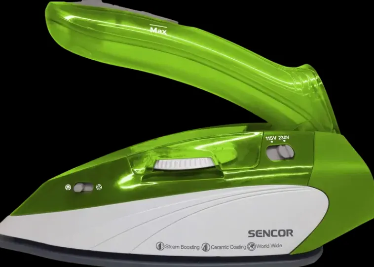 Sencor Silitysraudat Ja Vaatehöyrystimet-Matkasilitysrauta Kulkee Helposti Ja Vaivatta Mukana. 1.100W Ja Keraaminen Pohjalevy Takaavat Hyva Silitystuloksen. Pitka 1,9M Johto, Drip-Stop Ja Pysty Hyory -Toiminnot.