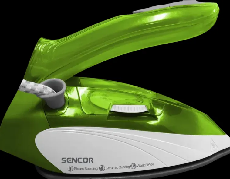 Sencor Silitysraudat Ja Vaatehöyrystimet-Matkasilitysrauta Kulkee Helposti Ja Vaivatta Mukana. 1.100W Ja Keraaminen Pohjalevy Takaavat Hyva Silitystuloksen. Pitka 1,9M Johto, Drip-Stop Ja Pysty Hyory -Toiminnot.
