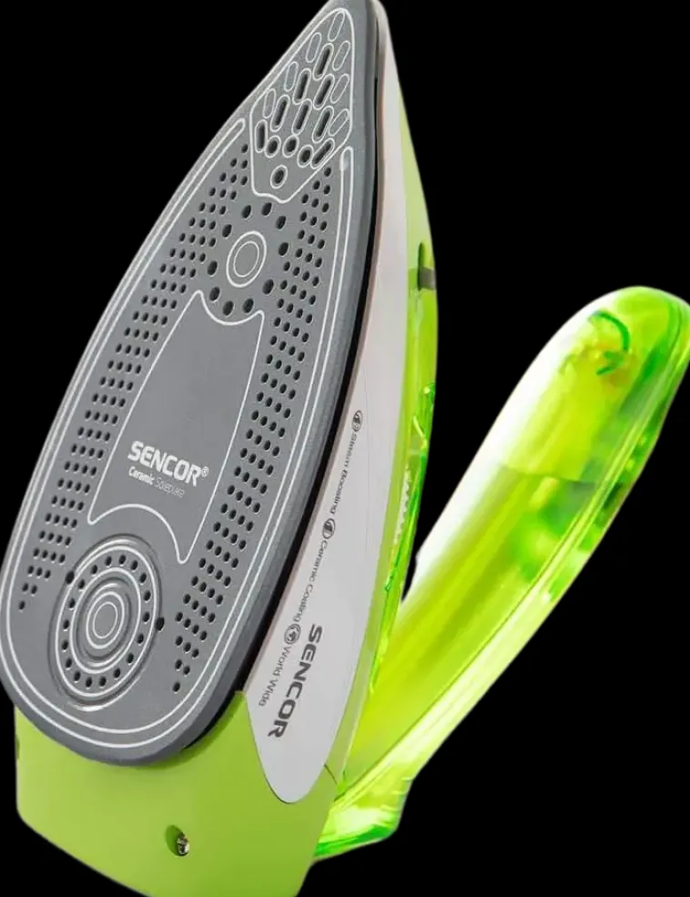 Sencor Silitysraudat Ja Vaatehöyrystimet-Matkasilitysrauta Kulkee Helposti Ja Vaivatta Mukana. 1.100W Ja Keraaminen Pohjalevy Takaavat Hyva Silitystuloksen. Pitka 1,9M Johto, Drip-Stop Ja Pysty Hyory -Toiminnot.