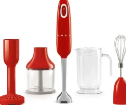 Smeg Ruoanvalmistuskoneet-Sauvasekoitinsetti, Punainen
