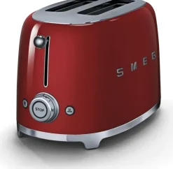 Smeg Kypsentäminen-Tsf01Rdeu 2-Viipaleen Leivanpaahdin Punainen