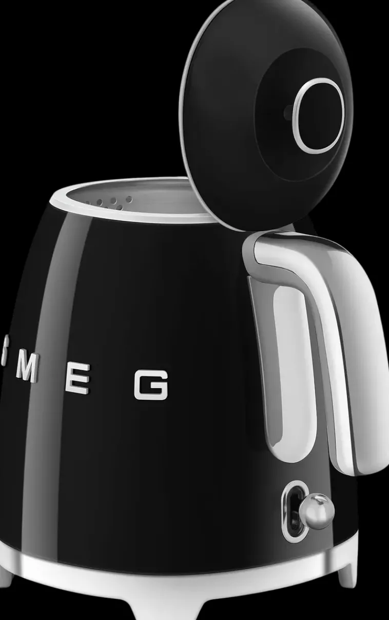 Smeg Kahvi Ja Tee-Vedenkeitin Klf05Bleu 0,8 Litraa, Musta