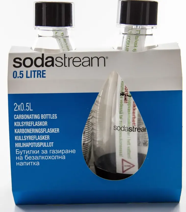 SodaStream Vesi Ja Juomat-Fuse -Juomapullo Musta 2X 0,5L