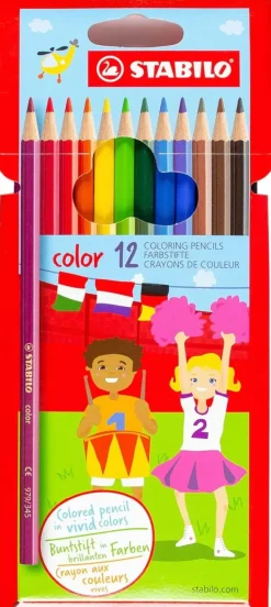 New Color 1912/77-11 12 Kpl Varikynat Pitka Toimistotarvikkeet