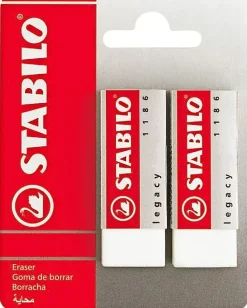 New Pyyhekumi Legacy Valkoinen 2Kpl Toimistotarvikkeet