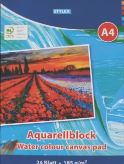 Stylex Askartelutarvikkeet-Akvarellilehtio A4