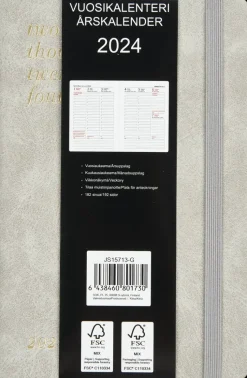 Clearance Taskukalenteri A6 Harmaa Kalenterit