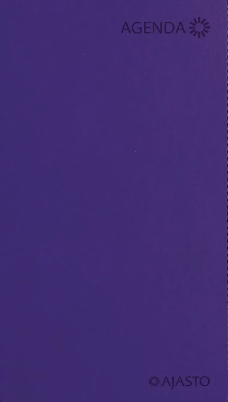 New Taskukalenteri Agenda Horizontal, Liila Kalenterit