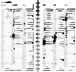 New Taskukalenteri Agenda, Svensksprakig, Silver Kalenterit