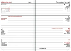 Clearance Taskukalenteri Futura Mini, Musta Kalenterit