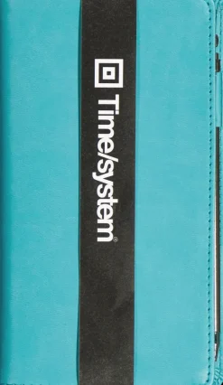 Taskukalenteri Time System Memory Turkoosi 2024 Kalenterit