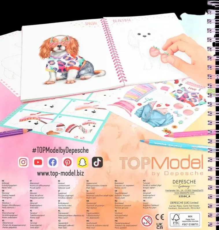 TOPModel Askartelutarvikkeet-Doggy Varityskirja