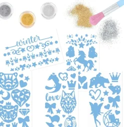 TOPModel Askartelutarvikkeet-Kimalletatuointisetti Iceworld