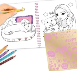 TOPModel Askartelutarvikkeet-Varityskirja Corgi