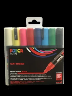Posca Askartelutarvikkeet-Uni Maalikynasarja Pc-5M 8 Kynaa