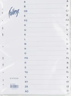 Outlet Valilehti A4 A-O Valkoinen Paperitarvikkeet