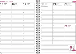 Hot Vuosikalenteri A5 Teaparty 2024 Kalenterit