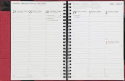 Best Vuosikalenteri Time System Memory A5 Burgundy 2024 Kalenterit