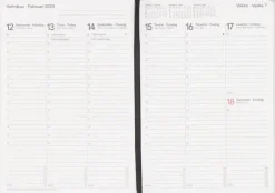 New Vuosikalenteri Time System Classic A5 Turkos 2024 Kalenterit